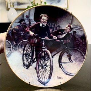 Norman Rockwell Coming Of Age Collectible Plate "Schools Out!"